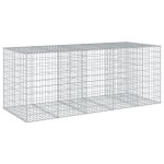 vidaXL Coș gabion cu capac, 250x100x100 cm, fier galvanizat vidaXL Coș gabion cu capac, 250x100x100 cm, fier galvanizat