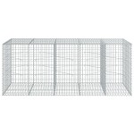 vidaXL Coș gabion cu capac, 250x100x100 cm, fier galvanizat vidaXL Coș gabion cu capac, 250x100x100 cm, fier galvanizat