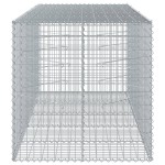 vidaXL Coș gabion cu capac, 250x100x100 cm, fier galvanizat vidaXL Coș gabion cu capac, 250x100x100 cm, fier galvanizat