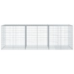 vidaXL Coș gabion cu capac, 300x100x100 cm, fier galvanizat