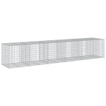 vidaXL Coș gabion cu capac, 550x100x100 cm, fier galvanizat vidaXL Coș gabion cu capac, 550x100x100 cm, fier galvanizat