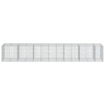 vidaXL Coș gabion cu capac, 650x100x100 cm, fier galvanizat vidaXL Coș gabion cu capac, 650x100x100 cm, fier galvanizat