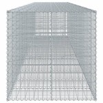 vidaXL Coș gabion cu capac, 650x100x100 cm, fier galvanizat vidaXL Coș gabion cu capac, 650x100x100 cm, fier galvanizat