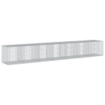 vidaXL Coș gabion cu capac, 700x100x100 cm, fier galvanizat vidaXL Coș gabion cu capac, 700x100x100 cm, fier galvanizat