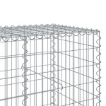 vidaXL Coș gabion cu capac, 700x100x100 cm, fier galvanizat vidaXL Coș gabion cu capac, 700x100x100 cm, fier galvanizat
