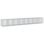vidaXL Coș gabion cu capac, 800x100x100 cm, fier galvanizat vidaXL Coș gabion cu capac, 800x100x100 cm, fier galvanizat