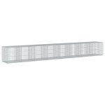vidaXL Coș gabion cu capac, 800x100x100 cm, fier galvanizat vidaXL Coș gabion cu capac, 800x100x100 cm, fier galvanizat