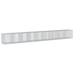 vidaXL Coș gabion cu capac, 900x100x100 cm, fier galvanizat vidaXL Coș gabion cu capac, 900x100x100 cm, fier galvanizat