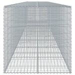 vidaXL Coș gabion cu capac, 900x100x100 cm, fier galvanizat vidaXL Coș gabion cu capac, 900x100x100 cm, fier galvanizat