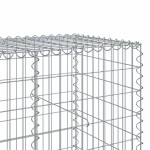 vidaXL Coș gabion cu capac, 900x100x100 cm, fier galvanizat vidaXL Coș gabion cu capac, 900x100x100 cm, fier galvanizat