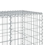 vidaXL Coș gabion cu capac, 1050x100x100 cm, fier galvanizat vidaXL Coș gabion cu capac, 1050x100x100 cm, fier galvanizat