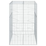 vidaXL Coș gabion cu capac, 100x100x150 cm, fier galvanizat vidaXL Coș gabion cu capac, 100x100x150 cm, fier galvanizat