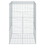 vidaXL Coș gabion cu capac, 100x100x150 cm, fier galvanizat vidaXL Coș gabion cu capac, 100x100x150 cm, fier galvanizat