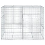 vidaXL Coș gabion cu capac, 200x100x150 cm, fier galvanizat vidaXL Coș gabion cu capac, 200x100x150 cm, fier galvanizat