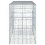vidaXL Coș gabion cu capac, 200x100x150 cm, fier galvanizat vidaXL Coș gabion cu capac, 200x100x150 cm, fier galvanizat