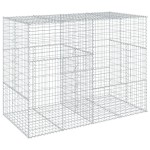 vidaXL Coș gabion cu capac, 200x100x150 cm, fier galvanizat vidaXL Coș gabion cu capac, 200x100x150 cm, fier galvanizat