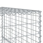 vidaXL Coș gabion cu capac, 200x100x150 cm, fier galvanizat vidaXL Coș gabion cu capac, 200x100x150 cm, fier galvanizat