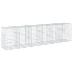 vidaXL Coș gabion cu capac, 600x100x150 cm, fier galvanizat vidaXL Coș gabion cu capac, 600x100x150 cm, fier galvanizat