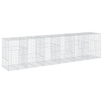 vidaXL Coș gabion cu capac, 600x100x150 cm, fier galvanizat vidaXL Coș gabion cu capac, 600x100x150 cm, fier galvanizat