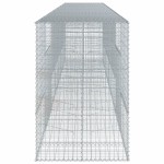 vidaXL Coș gabion cu capac, 700x100x150 cm, fier galvanizat