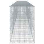 vidaXL Coș gabion cu capac, 800x100x150 cm, fier galvanizat