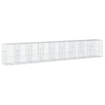 vidaXL Coș gabion cu capac, 900x100x150 cm, fier galvanizat vidaXL Coș gabion cu capac, 900x100x150 cm, fier galvanizat