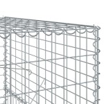 vidaXL Coș gabion cu capac, 1000x100x150 cm, fier galvanizat vidaXL Coș gabion cu capac, 1000x100x150 cm, fier galvanizat