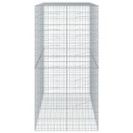 vidaXL Coș gabion cu capac, 200x100x200 cm, fier galvanizat vidaXL Coș gabion cu capac, 200x100x200 cm, fier galvanizat