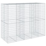 vidaXL Coș gabion cu capac, 250x100x200 cm, fier galvanizat vidaXL Coș gabion cu capac, 250x100x200 cm, fier galvanizat