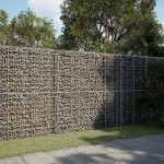 vidaXL Coș gabion cu capac, 300x100x200 cm, fier galvanizat vidaXL Coș gabion cu capac, 300x100x200 cm, fier galvanizat