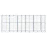 vidaXL Coș gabion cu capac, 550x100x200 cm, fier galvanizat vidaXL Coș gabion cu capac, 550x100x200 cm, fier galvanizat
