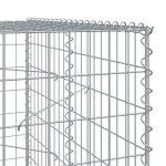 vidaXL Coș gabion cu capac, 600x100x200 cm, fier galvanizat vidaXL Coș gabion cu capac, 600x100x200 cm, fier galvanizat