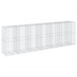 vidaXL Coș gabion cu capac, 650x100x200 cm, fier galvanizat vidaXL Coș gabion cu capac, 650x100x200 cm, fier galvanizat