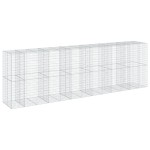 vidaXL Coș gabion cu capac, 650x100x200 cm, fier galvanizat vidaXL Coș gabion cu capac, 650x100x200 cm, fier galvanizat
