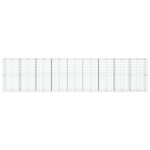 vidaXL Coș gabion cu capac, 900x100x200 cm, fier galvanizat vidaXL Coș gabion cu capac, 900x100x200 cm, fier galvanizat