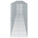 vidaXL Coș gabion cu capac, 1000x100x200 cm, fier galvanizat vidaXL Coș gabion cu capac, 1000x100x200 cm, fier galvanizat