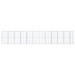 vidaXL Coș gabion cu capac, 1150x100x200 cm, fier galvanizat vidaXL Coș gabion cu capac, 1150x100x200 cm, fier galvanizat