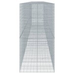 vidaXL Coș gabion cu capac, 1150x100x200 cm, fier galvanizat vidaXL Coș gabion cu capac, 1150x100x200 cm, fier galvanizat