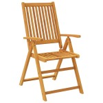 vidaXL Set mobilier de grădină, 5 piese, 85x85x74 cm, lemn masiv de acacia