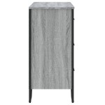 vidaXL Comodă cu sertare, gri sonoma 91x35,5x74,5 cm lemn prelucrat vidaXL Comodă cu sertare, gri sonoma 91x35,5x74,5 cm lemn prelucrat