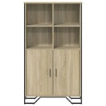 vidaXL Dulap înalt, stejar sonoma, 79,5x35,5x137,5 cm, lemn prelucrat