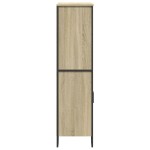 vidaXL Dulap înalt, stejar sonoma, 79,5x35,5x137,5 cm, lemn prelucrat