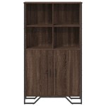 vidaXL Dulap înalt, stejar maro, 79,5x35,5x137,5 cm, lemn prelucrat