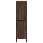 vidaXL Dulap înalt, stejar maro, 79,5x35,5x137,5 cm, lemn prelucrat