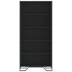 vidaXL Bibliotecă, negru, 80x31x169 cm, lemn prelucrat vidaXL Bibliotecă, negru, 80x31x169 cm, lemn prelucrat