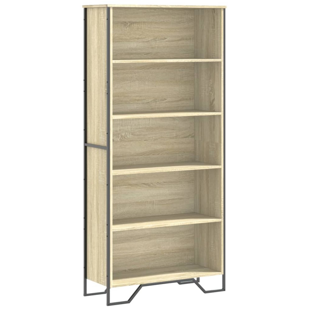 vidaXL Bibliotecă, stejar sonoma, 80x31x169 cm, lemn prelucrat