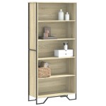 vidaXL Bibliotecă, stejar sonoma, 80x31x169 cm, lemn prelucrat vidaXL Bibliotecă, stejar sonoma, 80x31x169 cm, lemn prelucrat