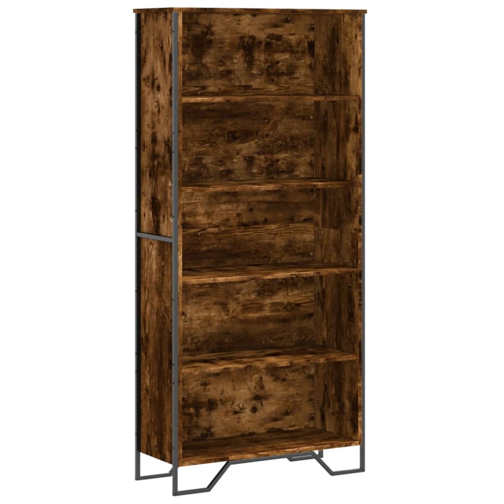 vidaXL Bibliotecă, stejar fumuriu, 80x31x169 cm, lemn prelucrat
