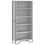 vidaXL Bibliotecă, gri sonoma, 80x31x169 cm, lemn prelucrat vidaXL Bibliotecă, gri sonoma, 80x31x169 cm, lemn prelucrat
