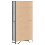 vidaXL Bibliotecă, gri sonoma, 80x31x169 cm, lemn prelucrat vidaXL Bibliotecă, gri sonoma, 80x31x169 cm, lemn prelucrat